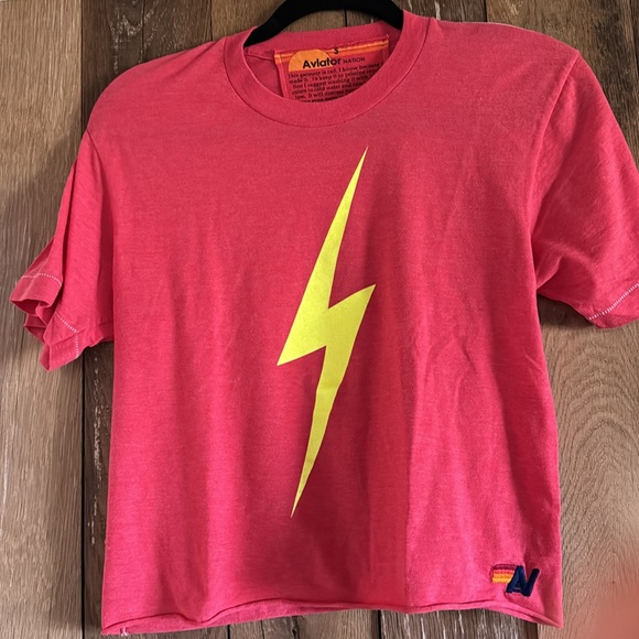 New condition Aviator Nation boyfriend tee - Picture 3 of 3